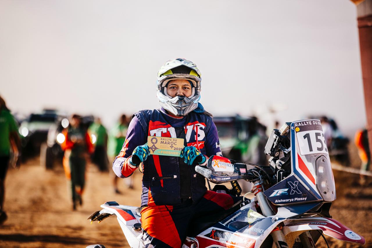 Aishwarya Pissay Creates History Again — First Indian and Asian Woman to Complete Rallye du Maroc and Win Silver in the 2025 World Rally-Raid Championship